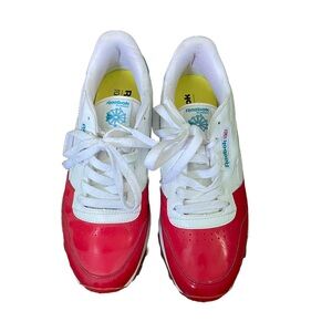 Reebok Big Kids' Classic Leather Dessert Pack Sneakers Red/White/Blue